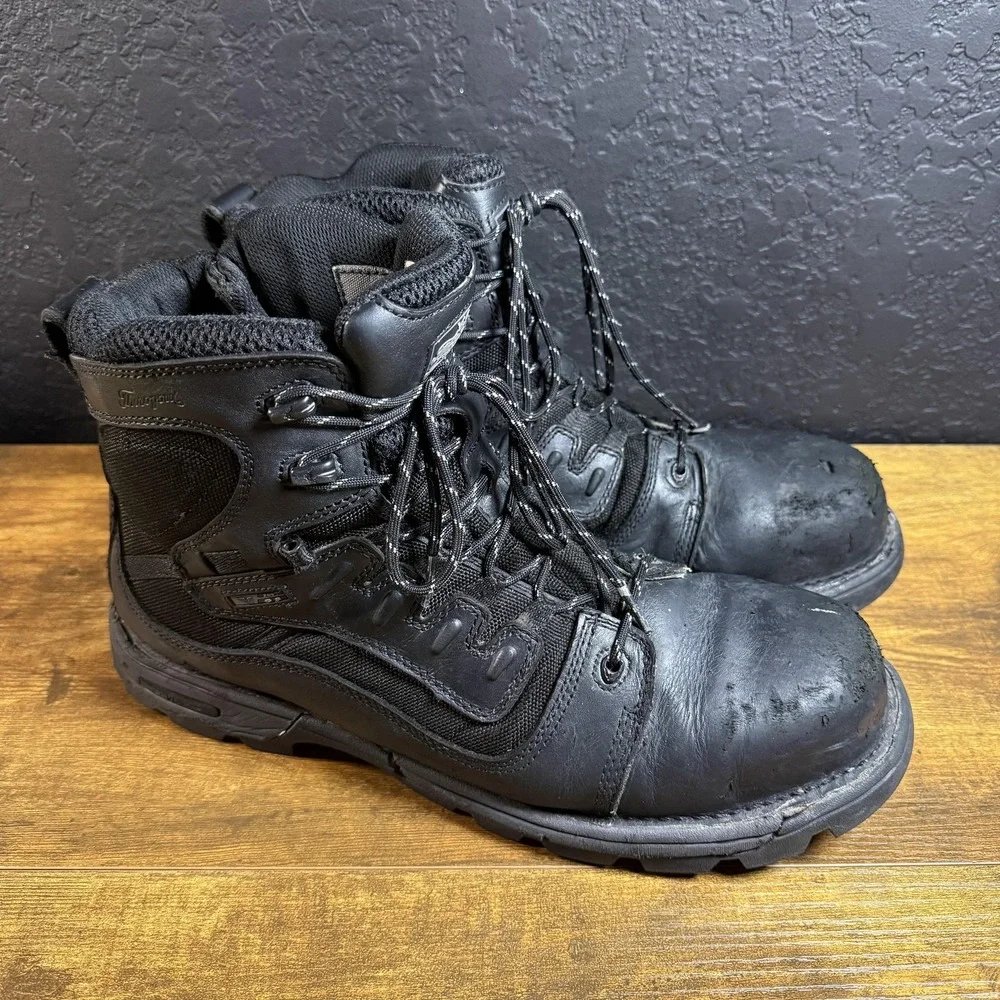 Thorogood Gen-Flex2 804-6447 Black Leather Tactical‎ Work Boots Mens 13W